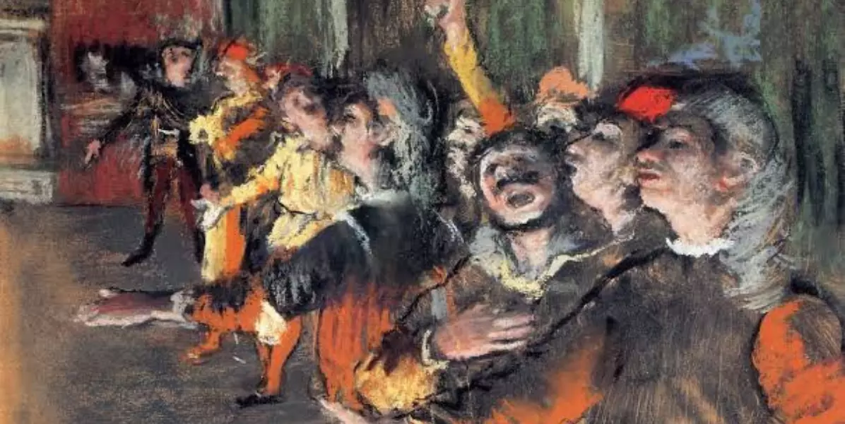 Foto: reprodução da obra "Les Choristes", de Degas