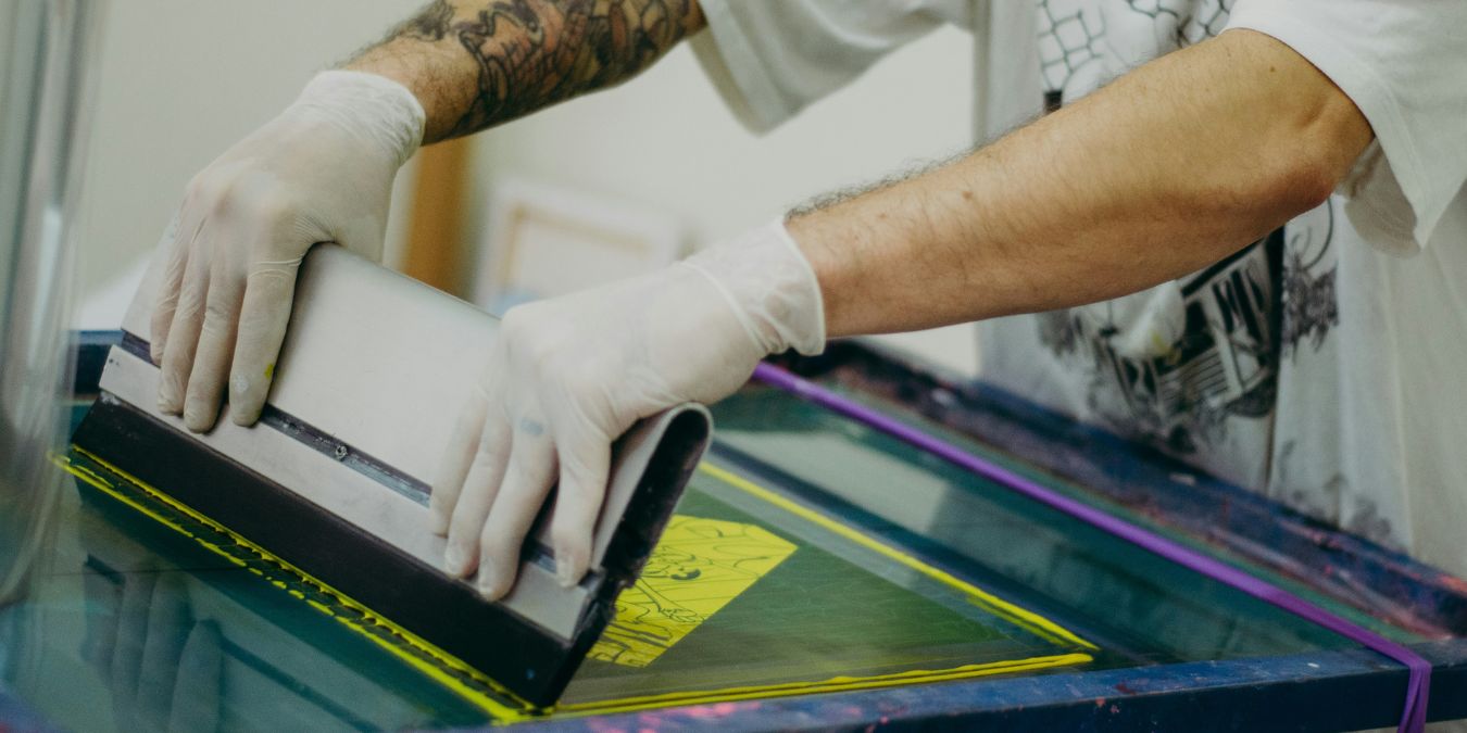 Oficina de Serigrafia: impress&atilde;o de panos de prato, com Mouse Serigrafia