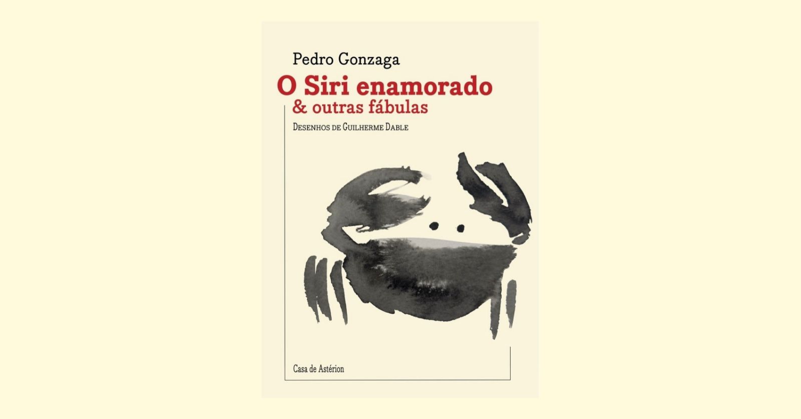 Lan&ccedil;amento do livro O siri enamorado e outras f&aacute;bulas