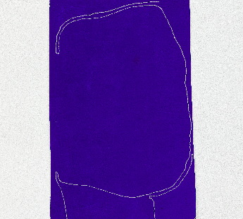 Sem titulo, 2015 | Guache e caneta sobre papel | 19 x 11,8 cm | Coleção do artista