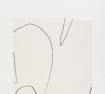 Sem titulo, 1991/1993 | Grafite sobre papel | 50 x 32,5 cm | Coleção do artista