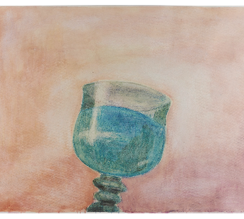 Sem Título, 2012 | Aquarela e pigmento mineral | 105 x 142 x cm